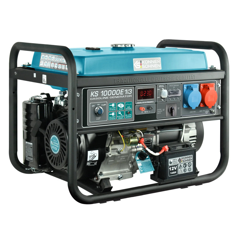 Benzin-Generator Könner & Söhnen KS 10000E 1/3
