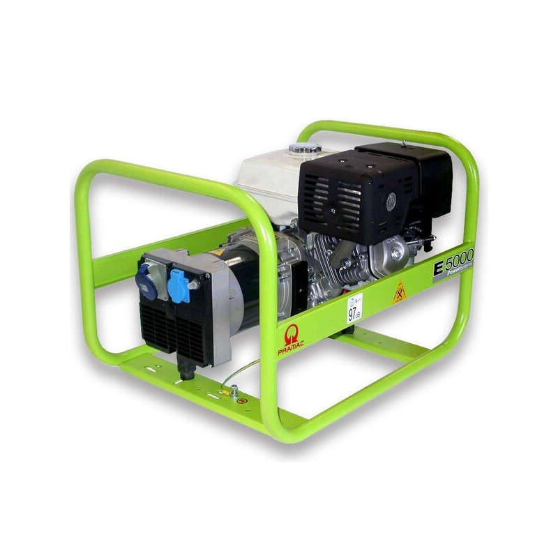 Benzin Stromerzeuger Pramac E 5000, 230 V