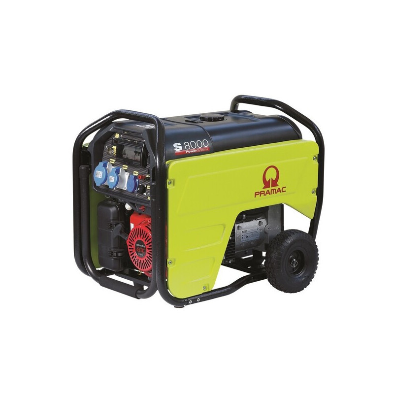 Pramac S 8000 Benzingenerator, 400 V, AVR, Elektrostart