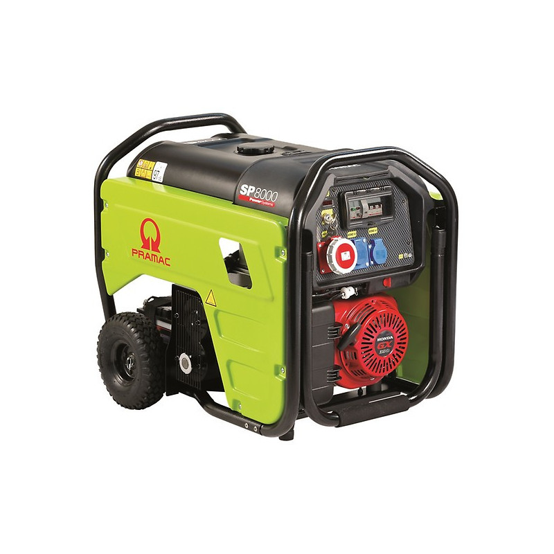 Benzin Stromerzeuger Pramac SP 8000, 400 V, AVR, Elektrostart