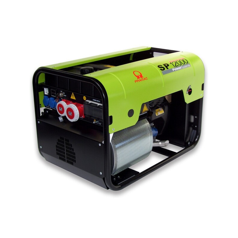 Pramac SP 12000 400V AVR petrol generator with electric start