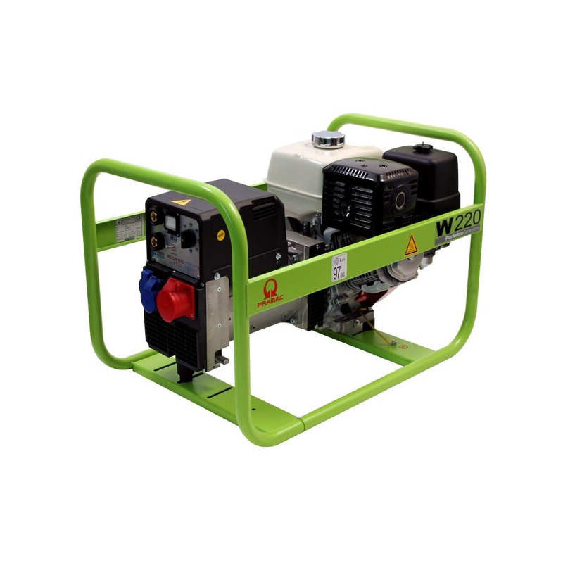 Pramac W 220 400V petrol welding generator