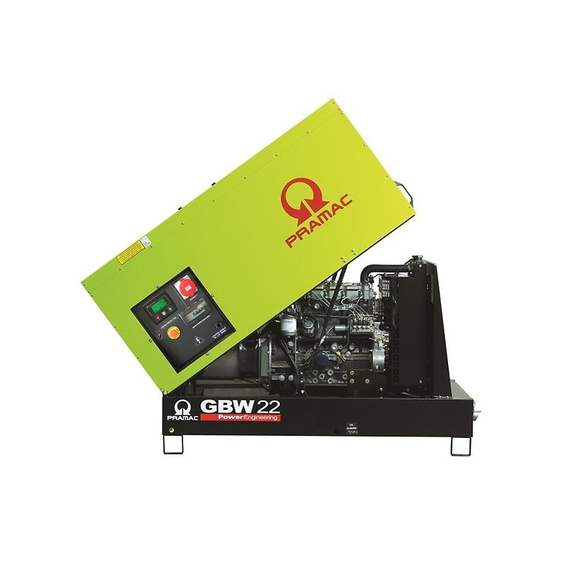 Generador diésel Pramac GBW 22 P 400 V con motor 404J-22G