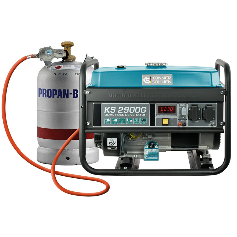 LPG/Benzin-Generator Könner & Söhnen KS 2900G