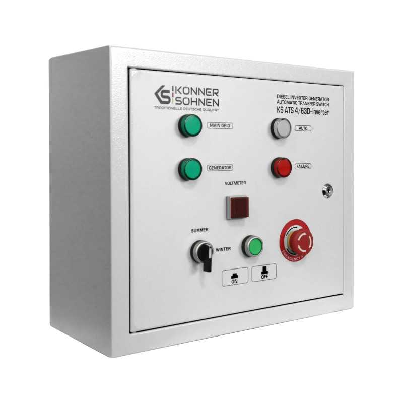 Module d'alimentation automatique de réserve Könner & Söhnen KS ATS 4/63D-Inverter