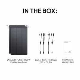 Painel solar Bluetti PV100 de 100 W
