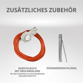 LPG Benzin Stromerzeuger Könner & Söhnen KS 3000G