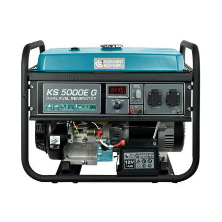 LPG/Benzin Stromerzeuge Könner & Söhnen KS 5000E G