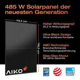 Sistema de energía solar para balcón EcoFlow de 1455 Wp con acumulador STREAM Ultra de 1,9 kWh (3 paneles solares)