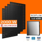Solární balkonová elektrárna EcoFlow 2000 Wp s akumulátorem STREAM Ultra X 3,8 kWh (4 solární panely)