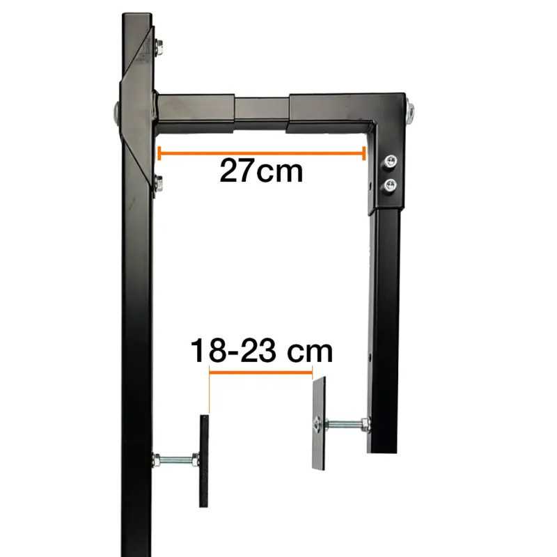 Befestigungen für Solarmodule für Betonmauern mit einer Dicke von 18–25 cm
