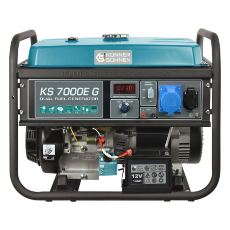 LPG/Benzin Stromerzeuge Könner & Söhnen KS 7000E G