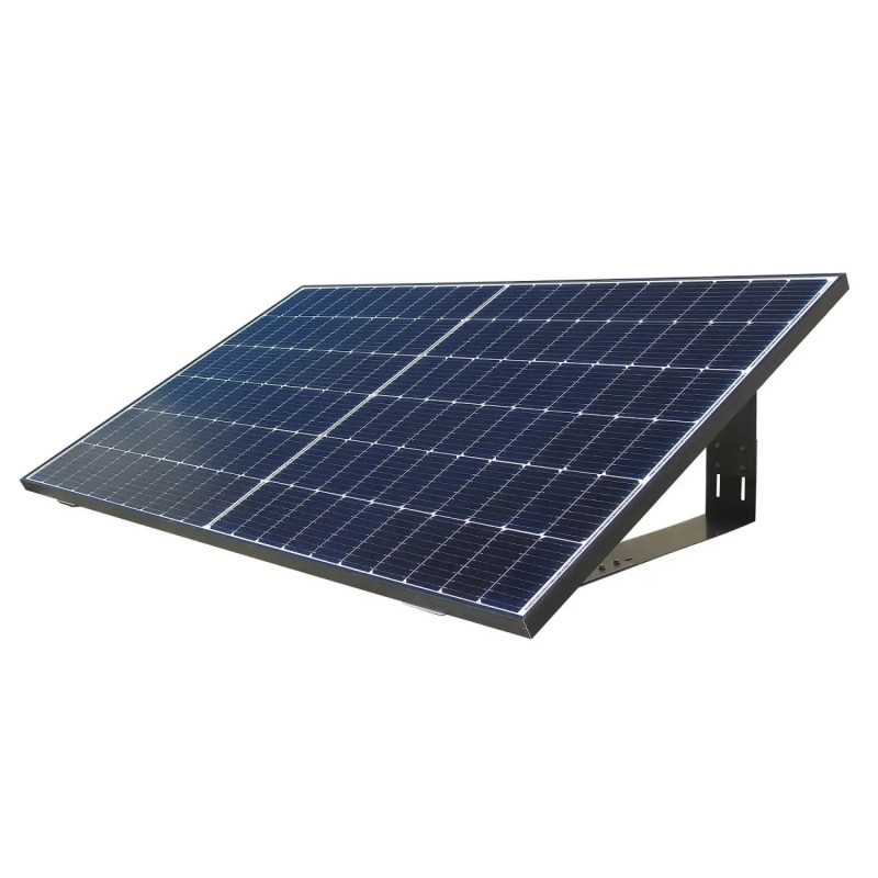 Befestigung für Solarmodule auf Flachdächern/im Garten