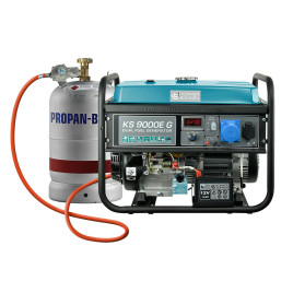 LPG Benzin Stromerzeuger Könner & Söhnen KS 9000E G