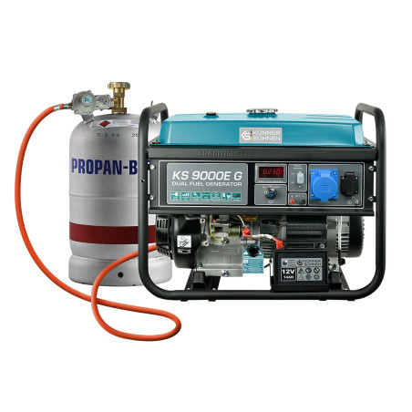 LPG/Benzin-Generator Könner & Söhnen KS 9000E G