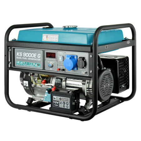 LPG/Benzin Stromerzeuge Könner & Söhnen KS 9000E G
