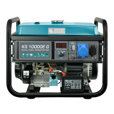LPG/Benzin Stromerzeuge Könner & Söhnen KS 10000E G