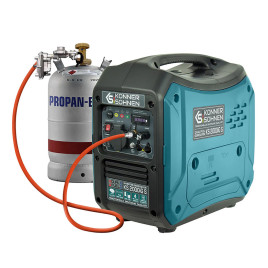 LPG/Benzin-Inverter-Stromerzeuge Könner & Söhnen KS 2000iG S