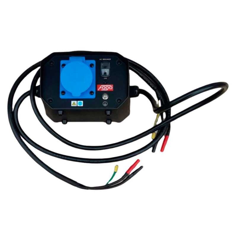 Conexiones de cable paralelas para Fogo con caja, F3001IS, F4001IS, F5001SG