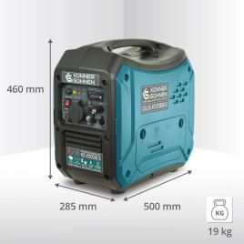 LPG/Benzin-Inverter-Generator Könner & Söhnen KS 2000iG S