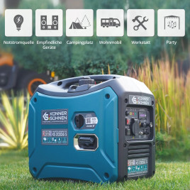 Generator inwerterowy LPG/benzyna Könner & Söhnen KS 2000iG S