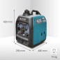 LPG/Benzin-Inverter-Stromerzeuge Könner & Söhnen KS 2100iG S