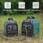 LPG/Benzin-Inverter-Stromerzeuge Könner & Söhnen KS 2100iG S