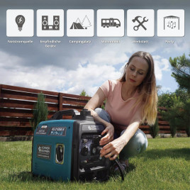 LPG/Benzin-Inverter-Generator Könner & Söhnen KS 3100iG S