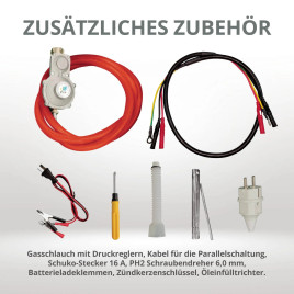LPG/Benzin-Inverter-Stromerzeuge Könner & Söhnen KS 3100iG S