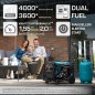 LPG Inverter Benzin Stromerzeuger Könner & Söhnen KS 4100iEG