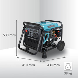 LPG Inverter Benzin Stromerzeuger Könner & Söhnen KS 4100iEG