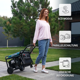 LPG/Benzin-Inverter-Stromerzeuge Könner & Söhnen KS 4100iEG
