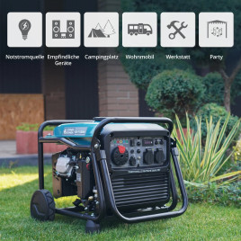 LPG Inverter Benzin Stromerzeuger Könner & Söhnen KS 4100iEG