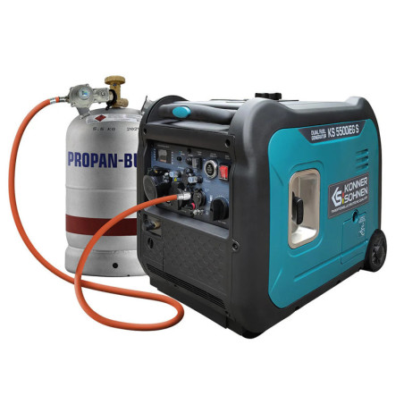 LPG Inverter Benzin Stromerzeuger Könner & Söhnen KS 5500iEG S