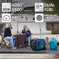 LPG/Benzin-Inverter-Generator Könner & Söhnen KS 4000iEG S