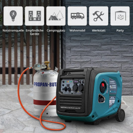 Generatore inverter GPL/benzina Könner & Söhnen KS 4000iEG S