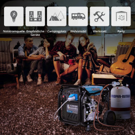 Invertorový generátor na LPG/benzín Könner & Söhnen KS 8100iEG