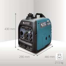Inverter Benzin Stromerzeuger Könner & Söhnen KS 3100i S