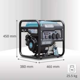 Inverter Benzin Stromerzeuger Könner & Söhnen KS 3300i