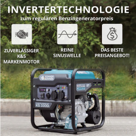 Inverter-Stromerzeuge Könner & Söhnen KS 3300i