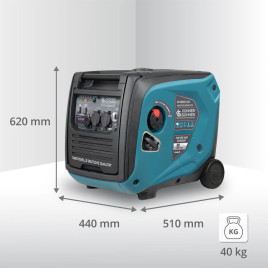 Inverter Benzin Stromerzeuger Könner & Söhnen KS 4000iE S ATS