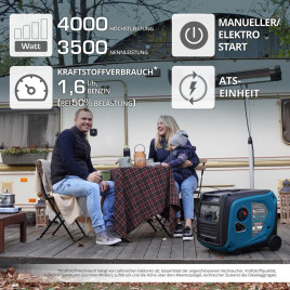 Inverter-Generator Könner & Söhnen KS 4000iE S ATS Version 2