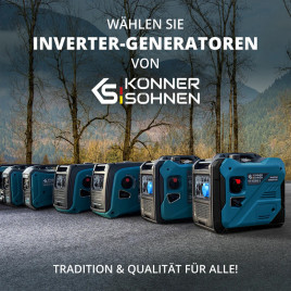 Inverter Benzin Stromerzeuger Könner & Söhnen KS 4000iE S ATS Version 2