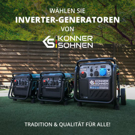 Inverter Benzin Stromerzeuger Könner & Söhnen KS 4100iE