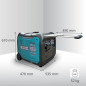 Inverter Benzin Stromerzeuger Könner & Söhnen KS 5500iES ATSR