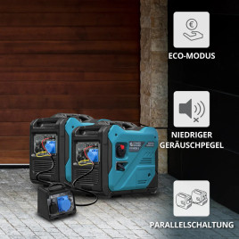 Inverter Benzin Stromerzeuger Könner & Söhnen KS 6000iE S