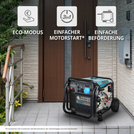 Inverter Benzin Stromerzeuger Könner & Söhnen KS 8100iE ATSR