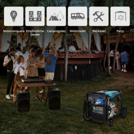 Inverter-Stromerzeuge Könner & Söhnen KS 8100iE ATSR