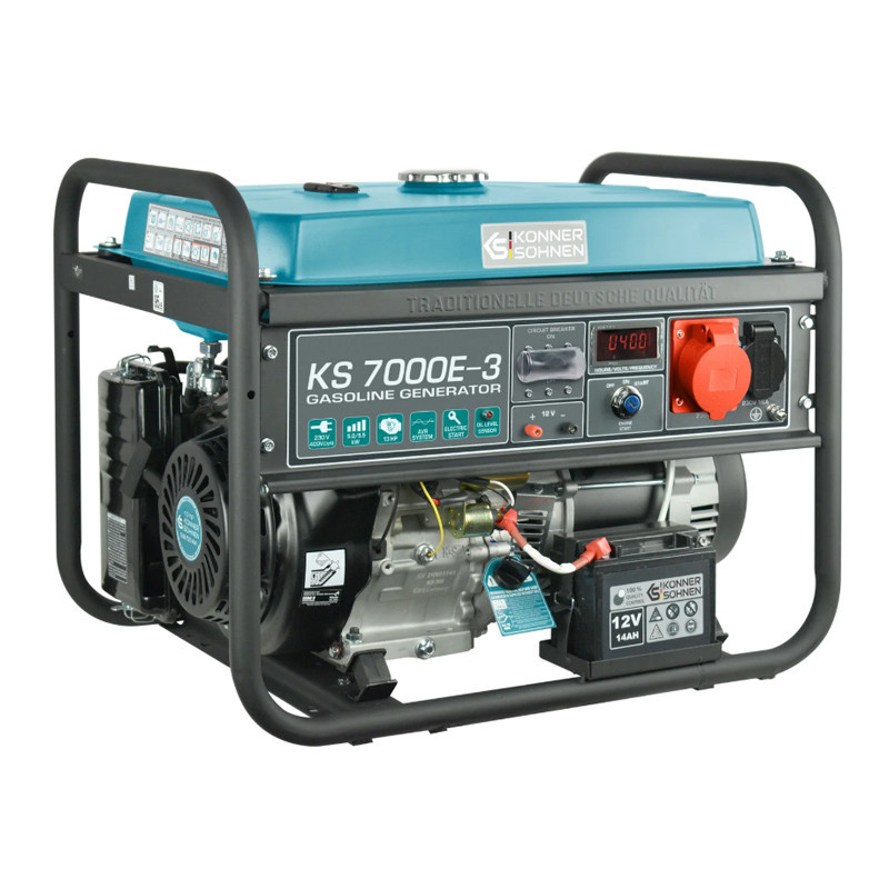 Benzínový generátor Könner & Söhnen KS 7000E-3 Benzínový generátor Könner & Söhnen KS 7000E-3