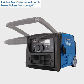 Scheppach SG3400i Inverter-Benzingenerator – 5,1 PS | 3400W | Wechselrichter | 7,4L-Tank | 65,5 dB